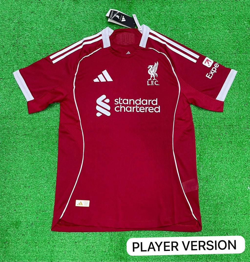 Adidas Liverpool FC 25/26 Home Jersey (Player Version).