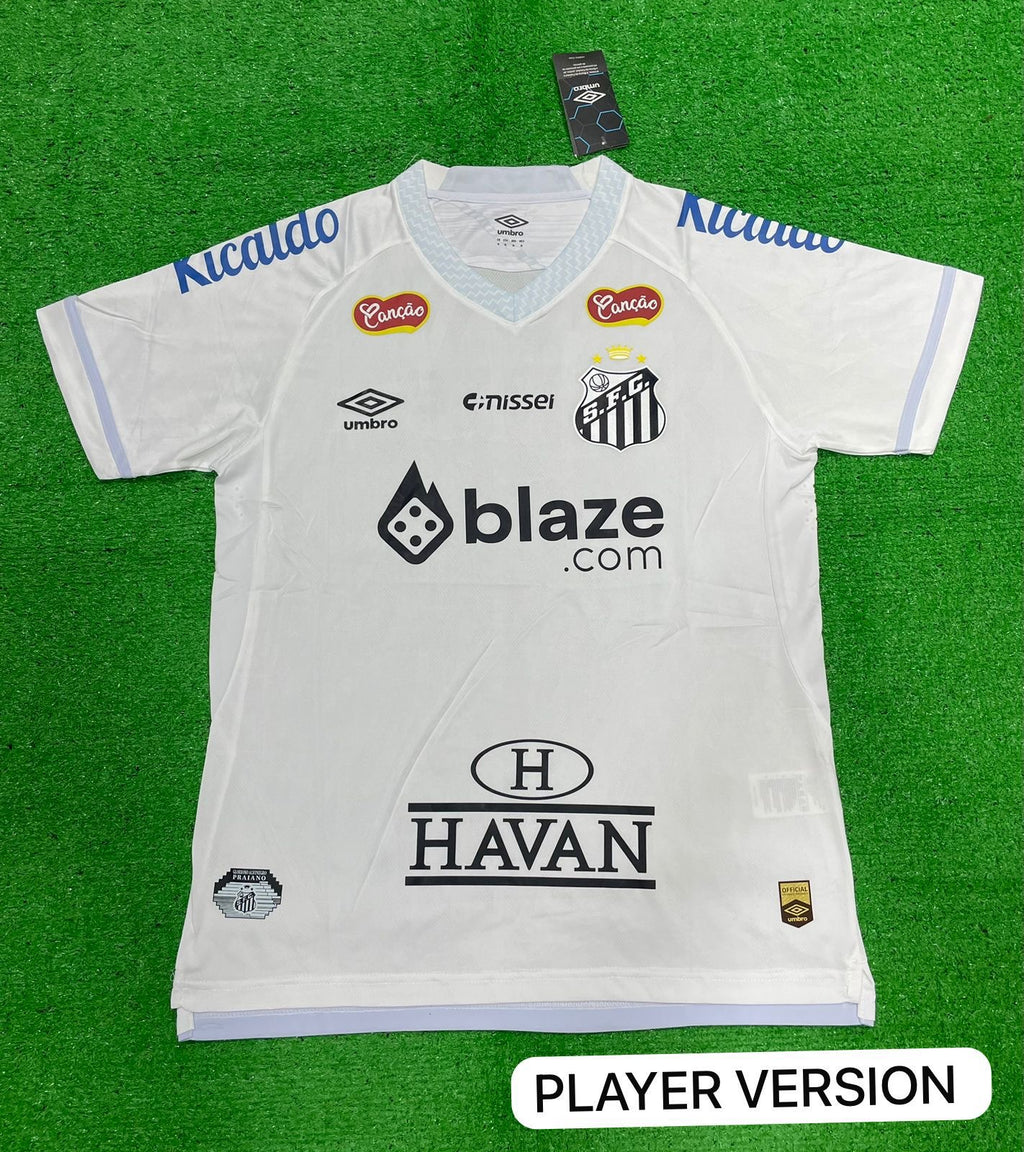 Santos FC 2024/25 home player version jersey