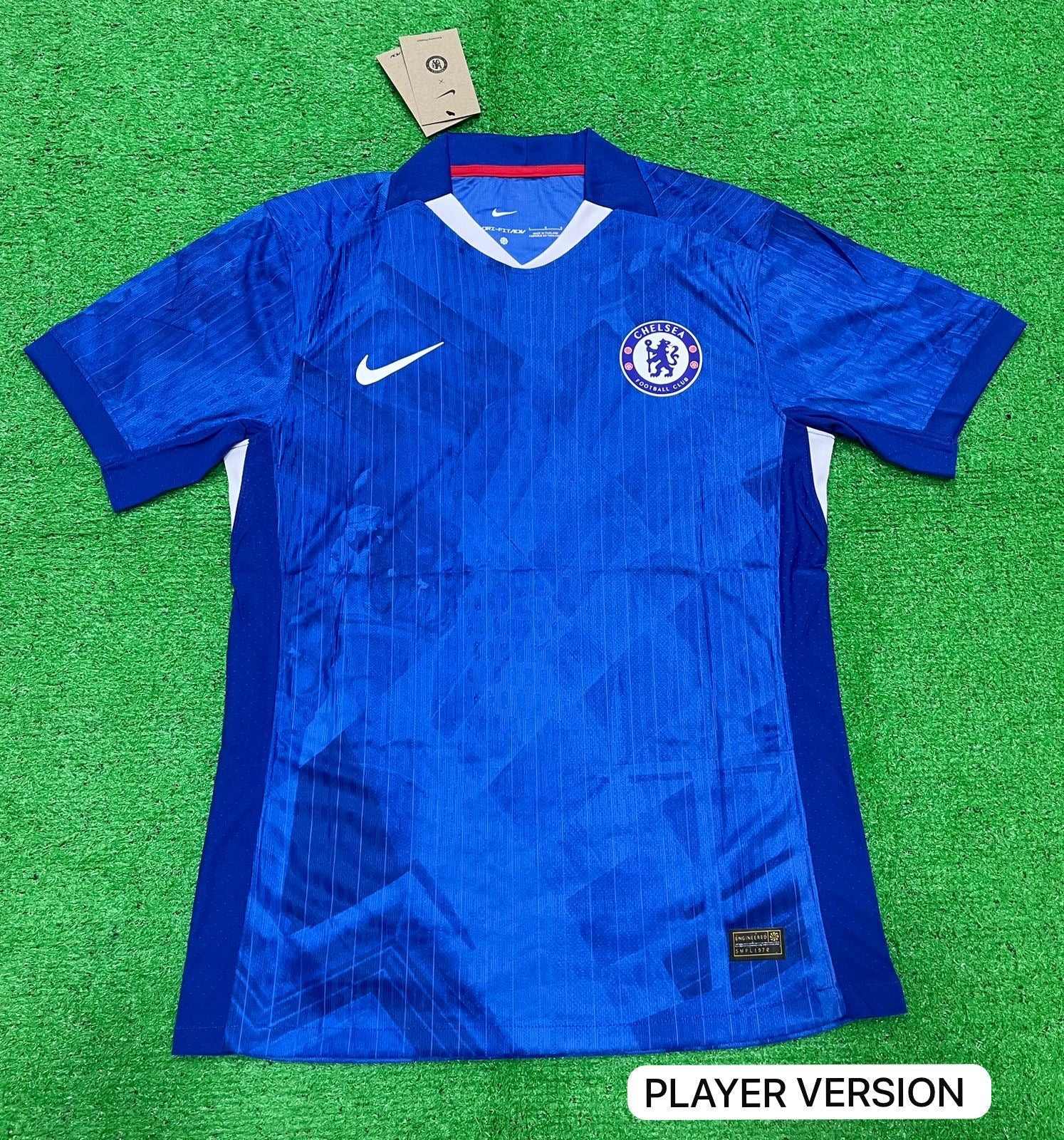 Chelsea F.C. 2025/26 home jersey, player version.